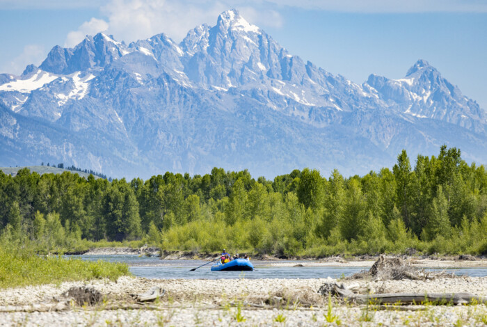 Guided scenic river trip in Jackson Hole with amazing Grand Teton and wildlife views