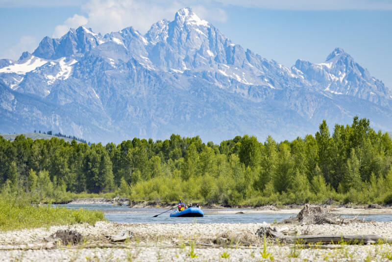 Guided scenic river trip in Jackson Hole with amazing Grand Teton and wildlife views