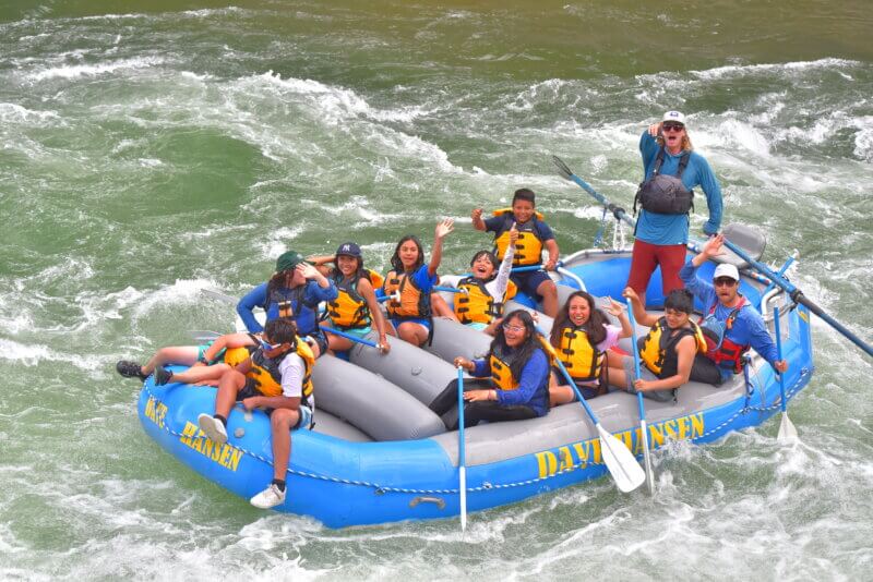 Coombs Foundation whitewater rafting