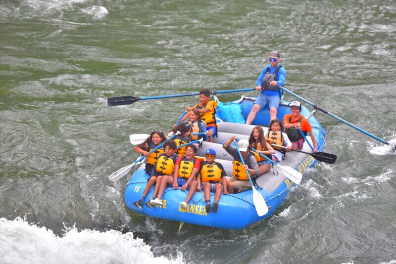 Coombs Foundation whitewater rafting