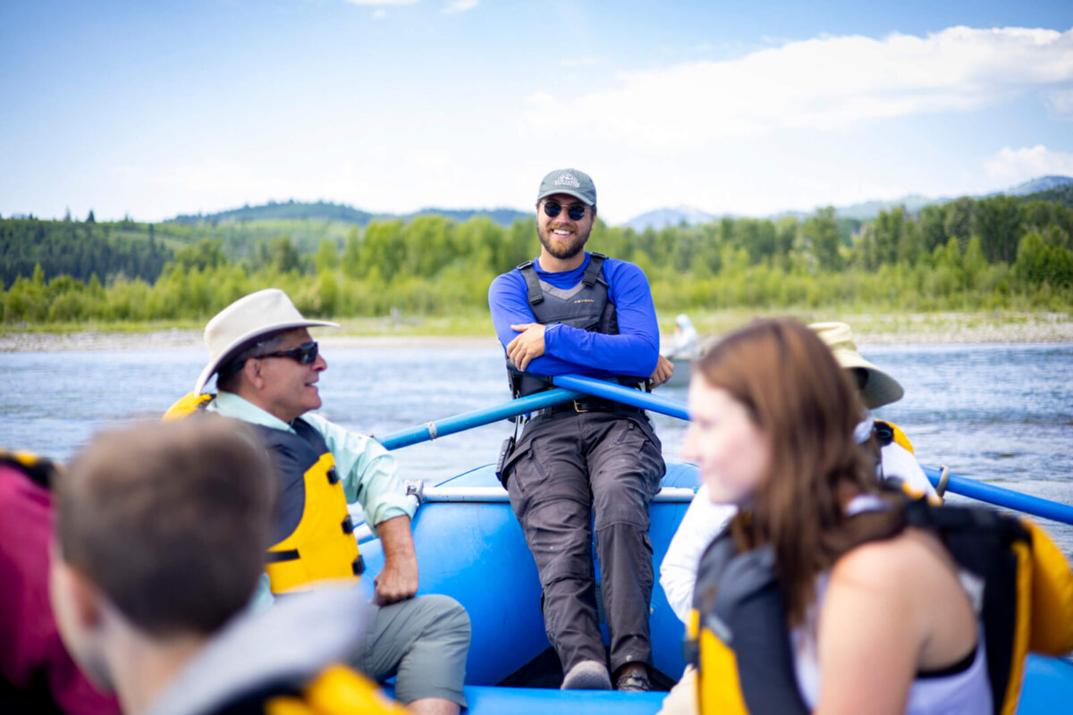 Dave Hansen Whitewater river guide on the Snake River, Jackson Hole