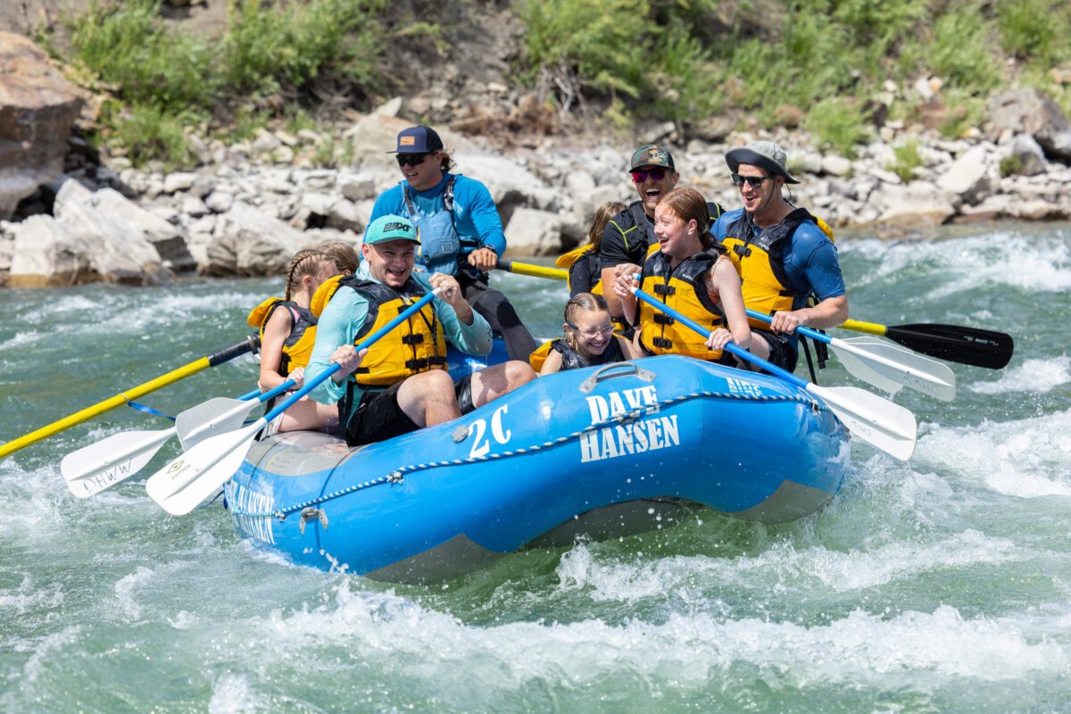 Snake River whitewater rafting trip with Dave Hansen Whitewater in Jackson Hole